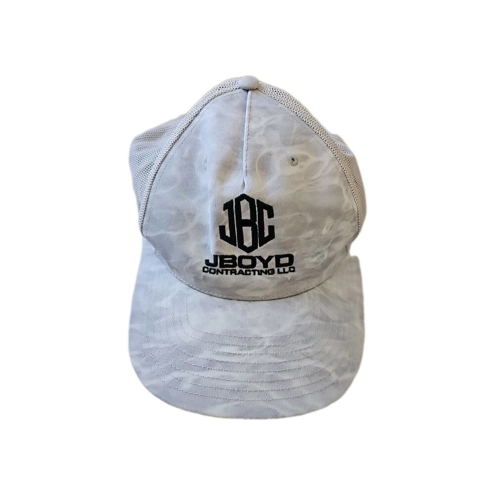 JBC JBOYD Contracting Team Hat Adjustable Cap White Vtg